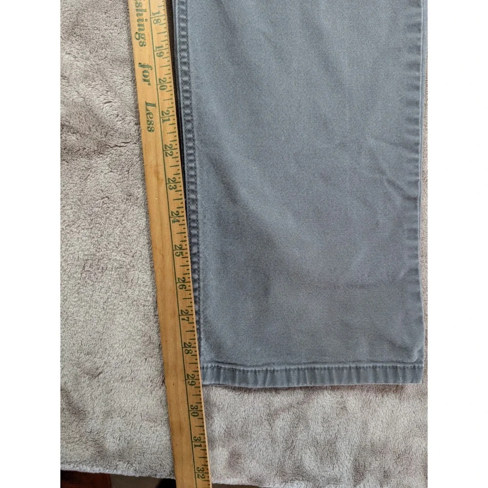 Carhartt Work Pants Mens 34x32 Gray Rugged Flex Relaxed Fit Canvas BN2517-M